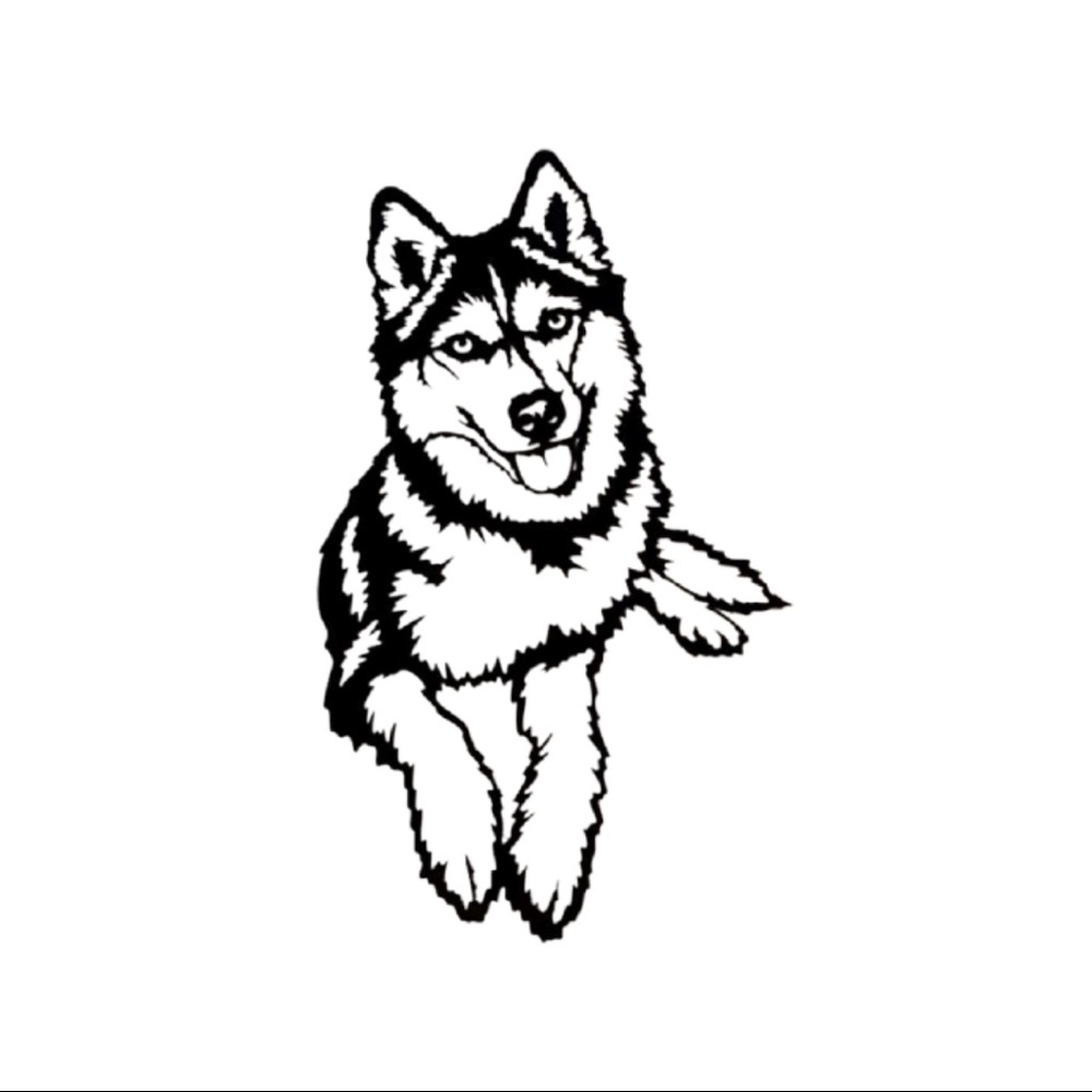 Siberian Husky Decal